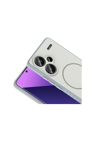 Teleplus Xiaomi Redmi Note 13 Pro Plus Kılıf Manyetik Şarj Özellikli Tea Olid Kapak