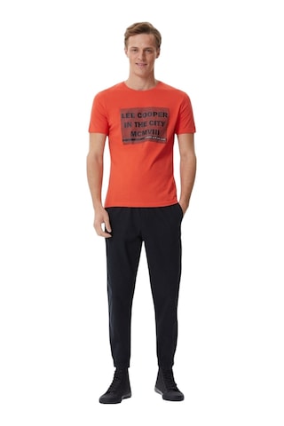 Lee Cooper Patrice Erkek O Yaka T-shirt Mercan Mercan