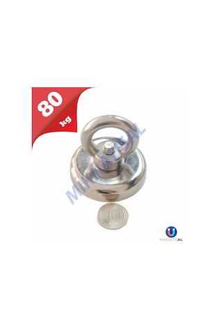 48Mm Neodyum Pot Magnet Fishing Çok Güçlü Kurtarma Mıknatısı