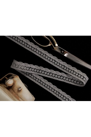 ALKA DANTEL MERSERİZE KOPANAKİ 10 METRE 802 MERSERİZE GREY