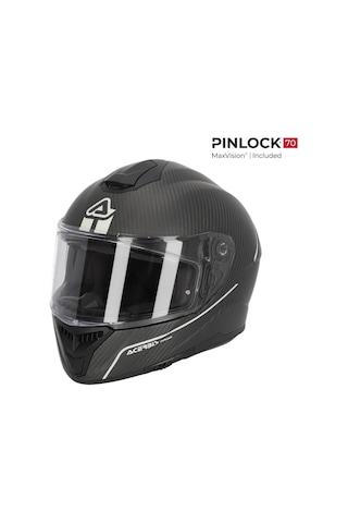 Acerbis Tarmak Carbon 22-06 Kapalı Kask Gri - Siyah