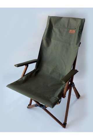 Joyfull Turtle Ahşap-kollu Katlanır Sandalye -koyu Yeşil Kılıfıf Koyu Yeşil