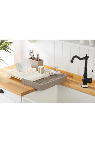 Sürgülü Bulaşıklık Krem 10569 Krem