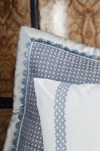 Apricitas Home Safran İndigo %100 Pamuk Nevresim Takımı, Battaniye Ve Yatak Örtüsü Seti