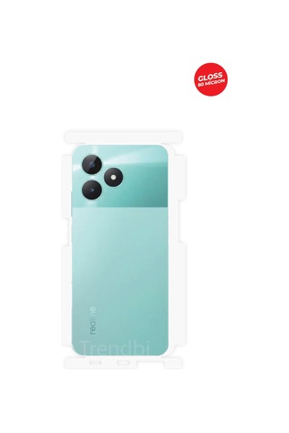 Realme C51 Arka Ve Yan Koruyucu Tpu Film