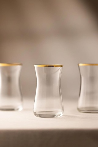 Avantgarde Gold 6'li Çay Bardağı Seti 170 Cc Çok Renkli