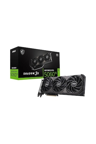 Msı Geforce Rtx 5060 Tı 8gb Shadow 3x Oc Classıc Gddr7 128bit Aeae1msı0256