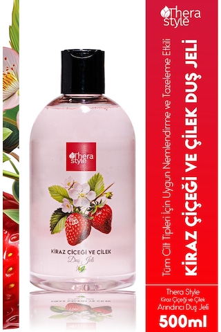 Thera Style Kiraz Çiçeği ve Çilek Arındırıcı Duş Jeli 500 ML