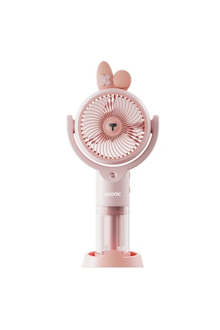 Asonic Afn26 Pembe 400mah 2 Kademe Nemlendirici Sprey Usb Fan