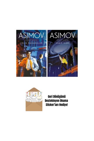 Çelik Mağaralar Robot Serisi 1. Kitap + Vakıf İleri Vakıf Serisi 7. Kitap