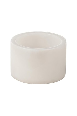 Nero Mermer Baharatlık 6x10 Cm Mermer Tuzluk Biberlik Dekoratif Baharatlık Beyaz Genel
