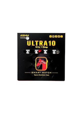 TT Ultra-10 2" Akıllı Saat (İthalatçı Garantili) + 10 Adet Kordon