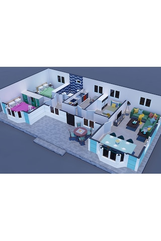 96 M² Prefabrik Ev