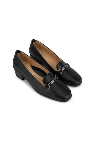 Relax Anatomic Tnc Luxury Kadın Hakiki Deri Siyah Topuklu Ayakkabı 611 Et5711 Bn Ayk Sk26-27 Black 01