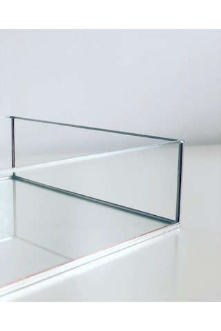 Vitrayverteks Gümüş Sunum Tepsisi ve Yüzük Kutusu