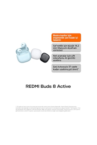 Xiaomi Redmi Buds 8 Active Bluetooth 5.4 Kulak İçi Kulaklık