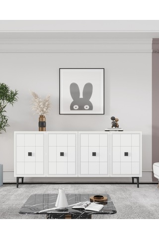 Ka1202db - Yuka Konsol, Tv Sehpası Safirmeşe-beyaz 120cm Safirmeşe-beyaz