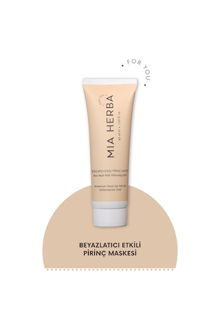 Mia Herba Beyazlatıcı Etkili Pirinç Maskesi 50 ML