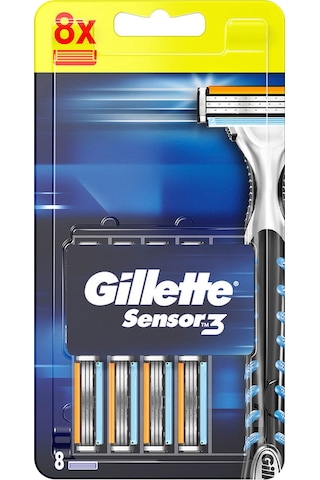 Gillette Sensor3 Yedek Tıraş Bıçağı 8'li