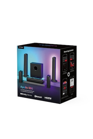 Ultımea Apollo S90 9.1 Dolby Atmos 470w Rgb Led Kablosuz Subwoofer Ev Sinema Soundbar Utm U3820