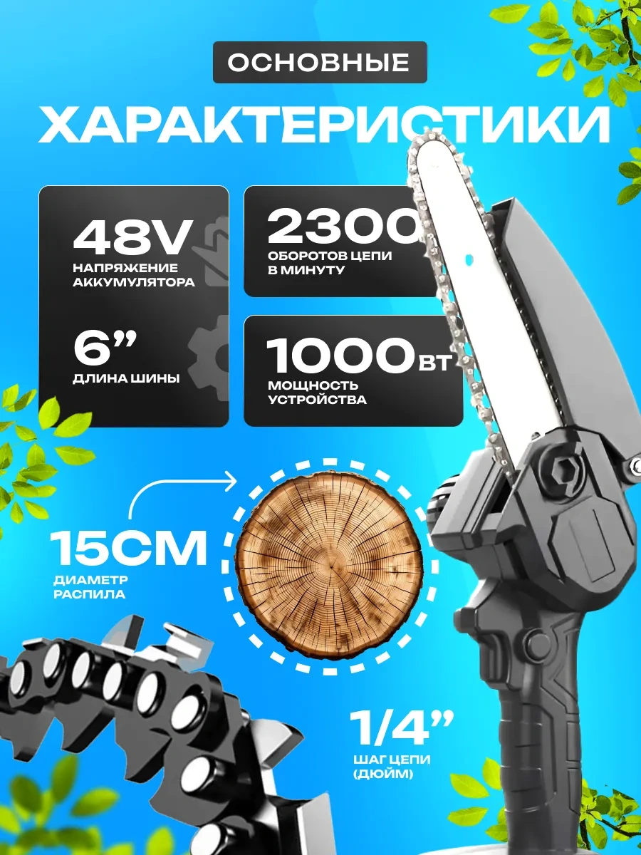 Homespace Şarjlı Bahçe Mini Dal Budama Makinesi 403979575