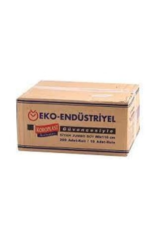 Koroplast Eko Endüstriyel Jumbo Çöp Torbası 10 Adet 20 Rulo