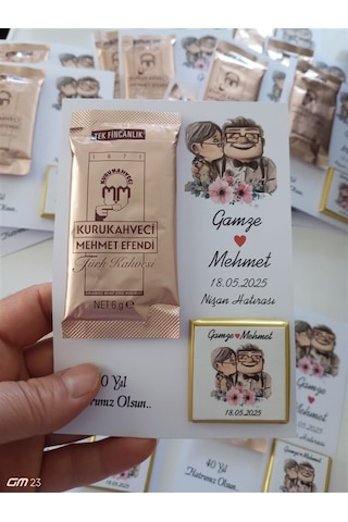 Farklı Market Nikah, Söz, Nişan Hediyesi Kahve Çikolata 7 Adet