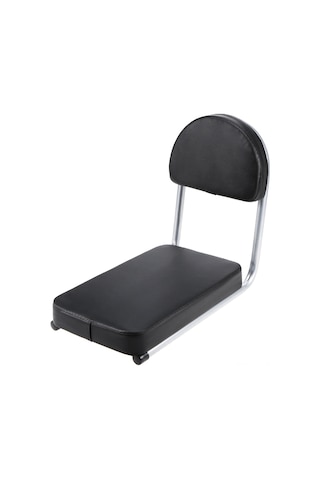 Geeroyoo Yeni Siyah Bisiklet Ve Elektrikli Bisiklet Arka Koltuk Yastığı, Suya Dayanıklı Pu Deri, Rahat Ve Kolay Kurulum Siyah