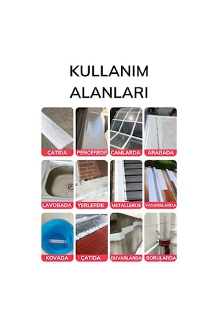 Su Geçirmez Alüminyum Tamir Bandı 10 Cm Çatı, Boru Ve Duvar Çatlak Onarım Bandı