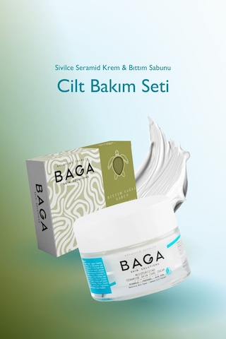 Baga Nemlendirici Seramid Cilt Bakım Kremi 50 ML + Bıttım Sabunu