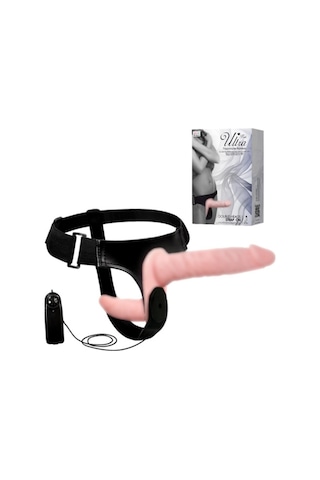 Hızlı Express Baile Çift Taraflı Titreşimli Strapon Belden Bağlamalı Vibratör Penis