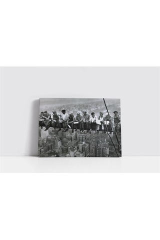 Gökdelen İşçileri Kanvas Tablo-152676