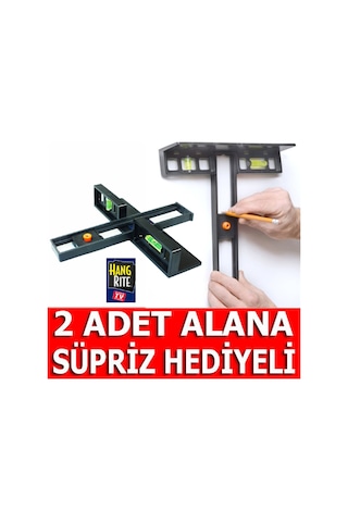 Resim Çerçevesi Kanvas Tablo Hizalama Cetveli Su Terazi Hang Rite N11.135