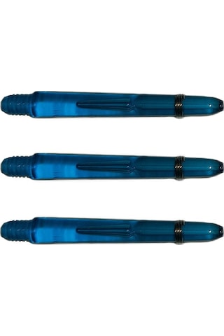 5 Set 15 Adet 48mm Mavi Polikarbon Şeffaf Dart Shaft-şaft.