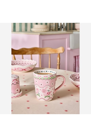 Pembe Stoneware Kupa 375 Ml