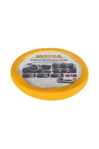 Sarı Silikon Direksiyon Kılıfı