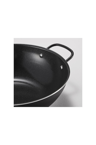 Wok Tava, Yapışmaz Kaplama-siyah, 28 Cm