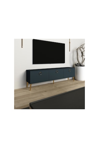 Milan 150 Cm Tv Ünitesi, Tv Sehpası Antrasit - Altın Antrasit-altın Milan 150 Cm Tv Ünitesi, Tv Sehpası Antrasit - Altın Antrasit-altın