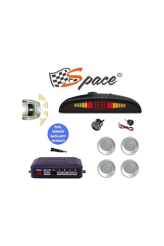 Space Park Sensörü Türkçe Sesli 22 Mm Gri / Gupr19-G N11.587