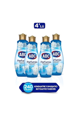 Parfumia Büyüleyici Yasemin Konsantre Yumuşatıcı 1440 Ml 4'lü Seti Diğer