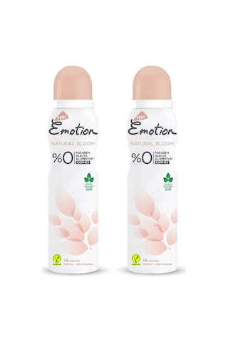 2 Adet Natural Bloom Kadın Deodorant Sprey 150 ml