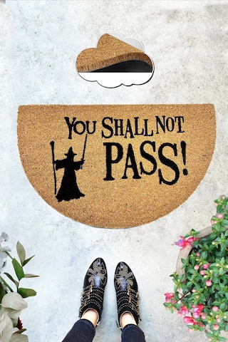 Coco Not Pass 45x75 Cm Doğal Koko Kıl Paspas,hindistan Naturel Kapı Önü Paspası Çok Renkli