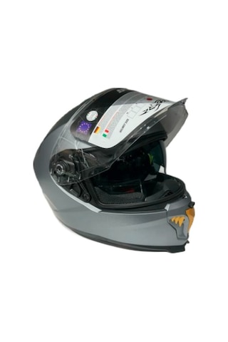 Sway Sw-865 Güneş Gözlüklü Kask Mat Gri