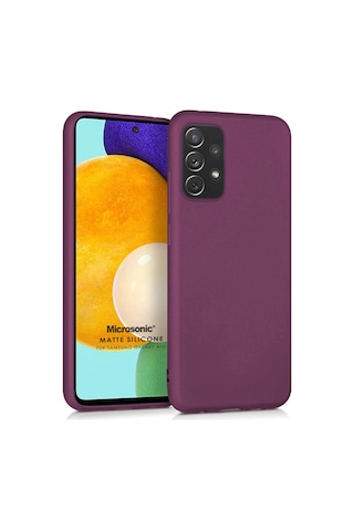 Microsonic Matte Silicone Samsung Uyumlu Galaxy A52 Kılıf