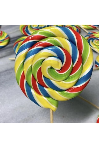 Şekeyci Büyük Yuvarlak Çubuklu Lolipop Sosyete Şekeri 20 x 28 G