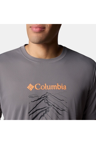 Columbia Columbıa Zero Rules Erkek T-shırt 2118541-023 Gri