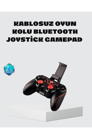 Kablosuz Bluetooth Oyun Kolu Tv Pc Uyumlu Ergonomik Tasarım