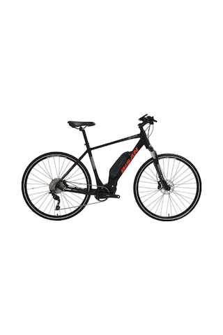 Bisan E - Trekking - 28 Jant 19'' 48cm M - L Kadro Elektrikli Trekking Bisiklet - Siyah Kırmızı Çok Renkli