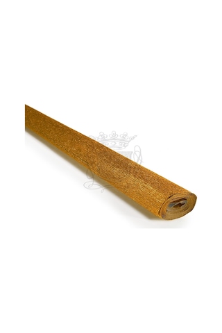İtalyan Krapon Kağıdı No:917 - Metalik Koyu Altın 140 Gr. 50x250