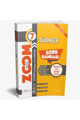 7.Sınıf Zoom Türkçe Soru Bankası Günay  Yayınları